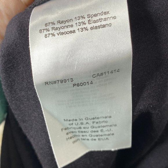 A Pea In The Pod, NWT, women's size XS, black maternity dress with side slits. - Picture 6 of 8